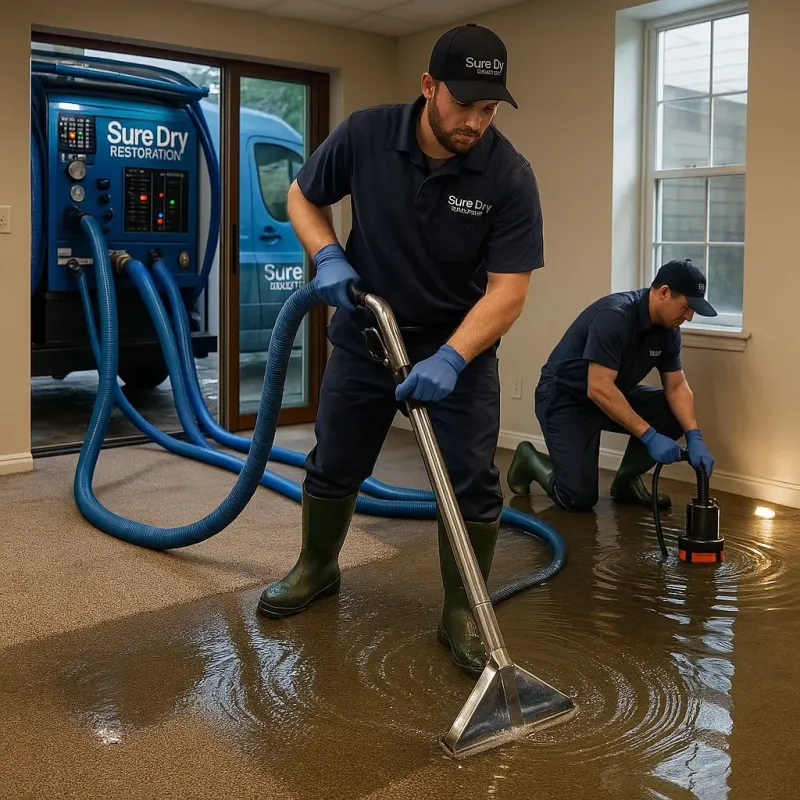 Water Extraction and Removal process in Coarsegold, CA